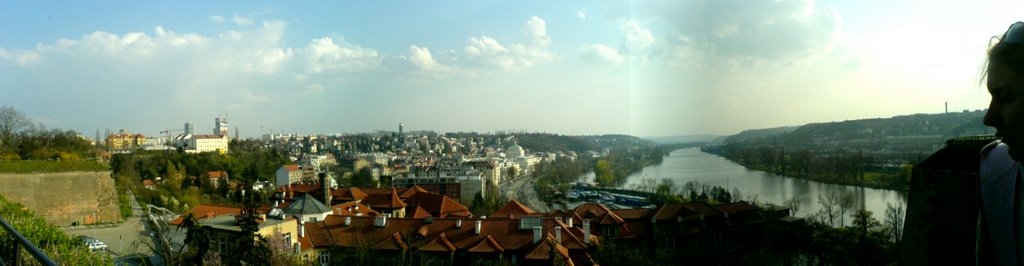 View from Vysehrad. by Bordelkolie