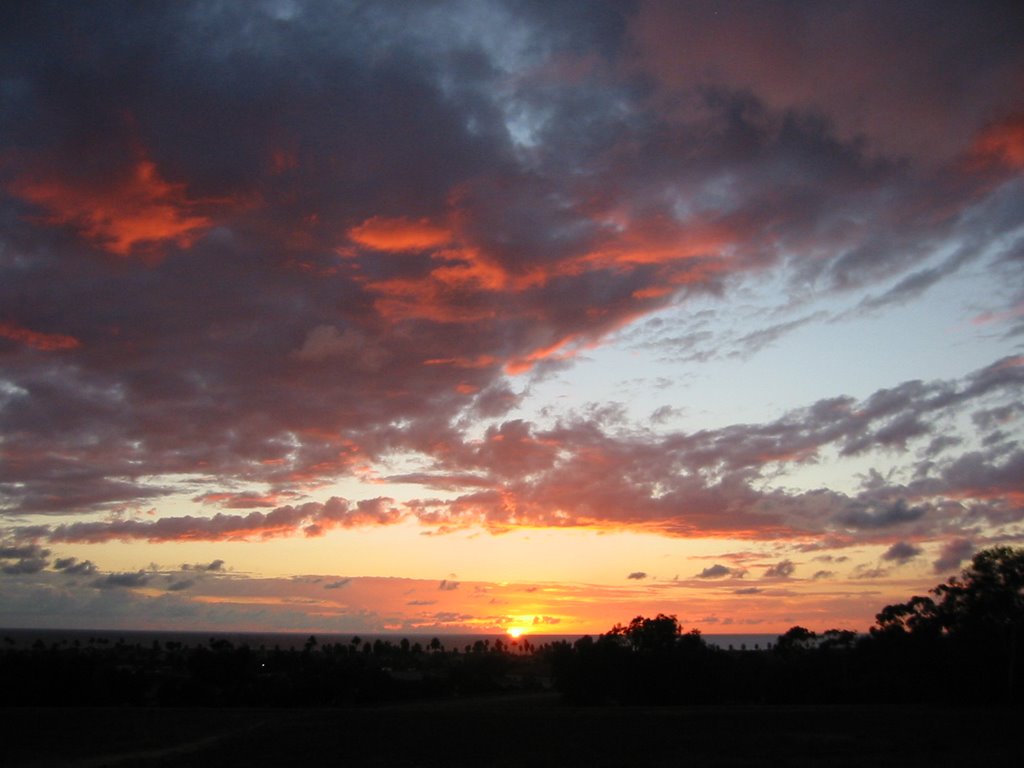 Sunset from South Carlsbad CA 10 13 06 by zippyjan