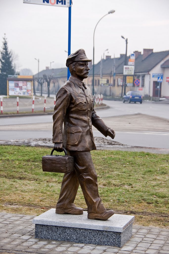 Nowy Sącz_Pomnik Kolejarza by tadeusz dziedzina©