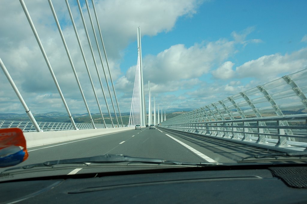 Millau Viaduct by Roger Sanderson