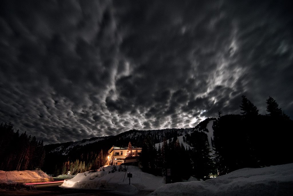 Stevens Pass at Night by CoreyScherrer