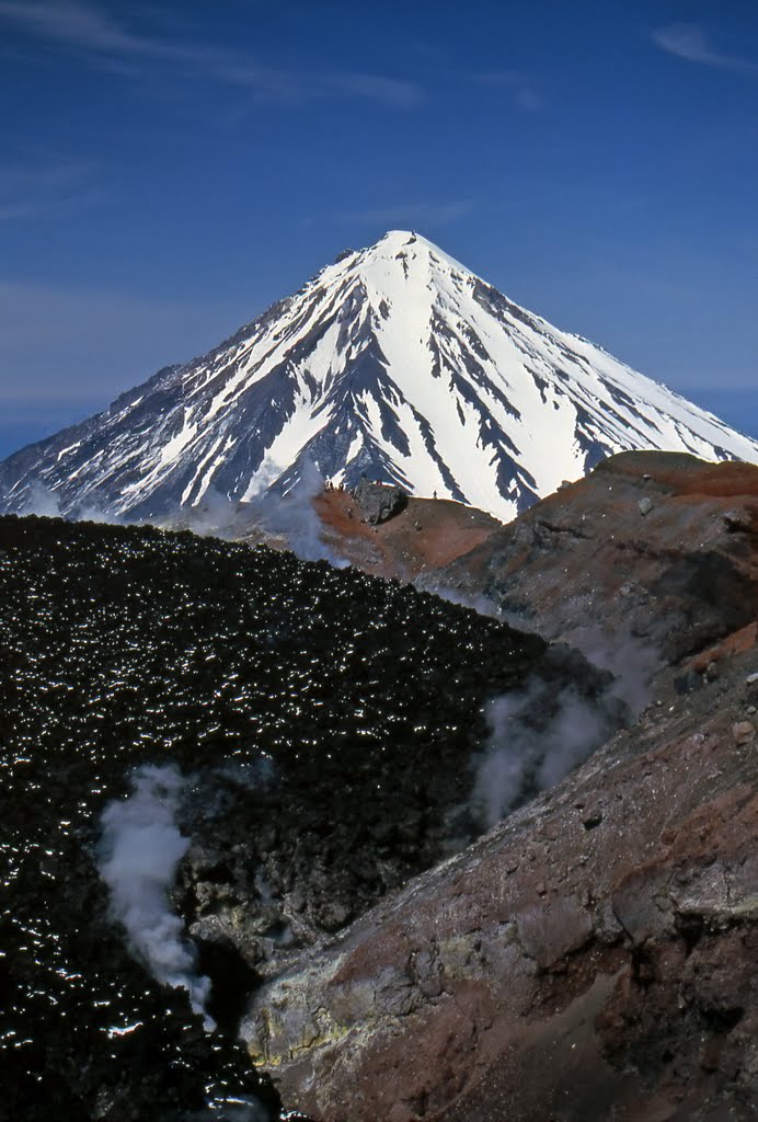 Avachinsky Volcano Caldera - Kamchatka, Russian Federation - Summer 1993 by Giorgio Galeotti