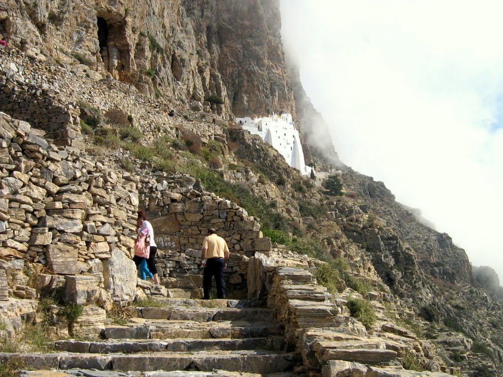 Μοναστήρι Παναγίας Χοζοβιώτισας, Αμοργός Monastery Hozoviotissa Amorgos by Cleo Manoliou