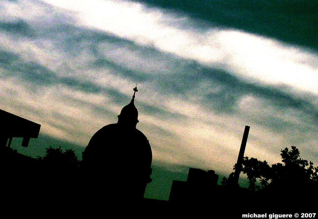 August summer sunset sky in Montreal by Michaël Giguère