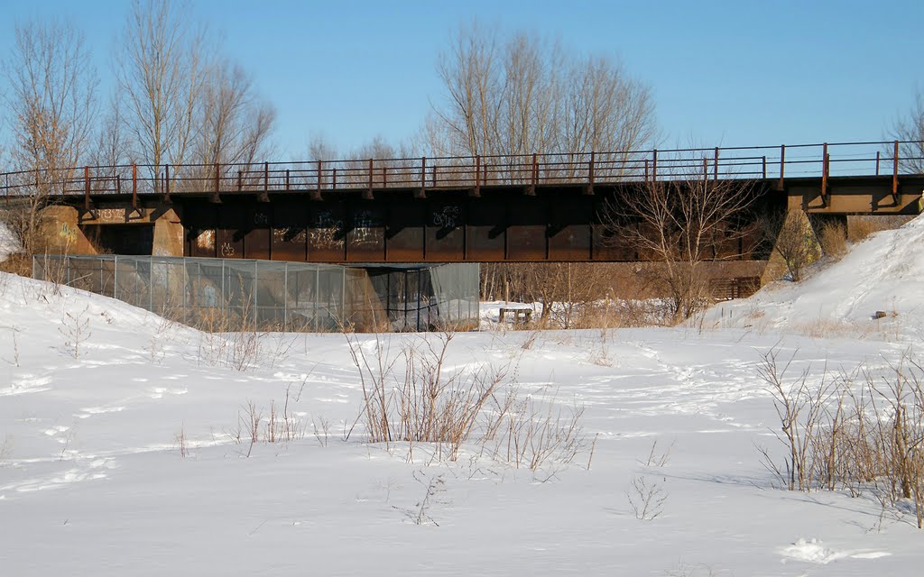 Railroad Bridge, Andover, Minnesota by © Tom Cooper