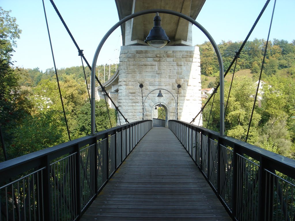 Eisenbahn- und Fussgängerbrücke Brugg-Umiken by jrpluess