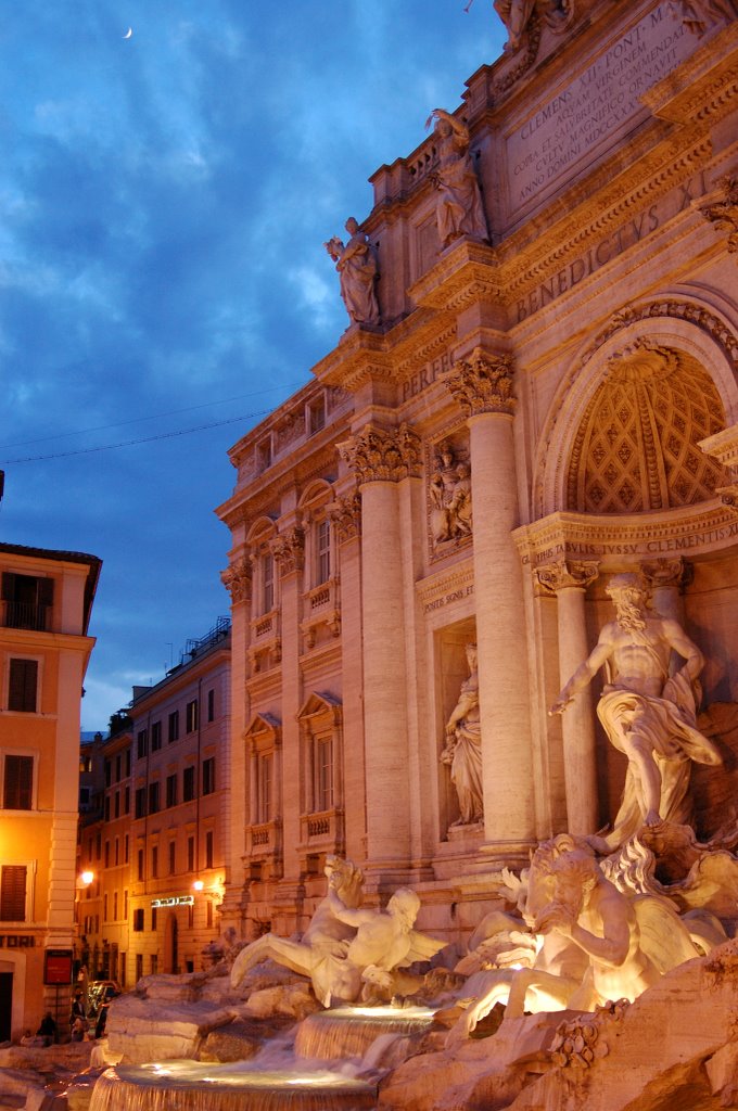 Trevi Fountain, Rome Italy by Nate Graham