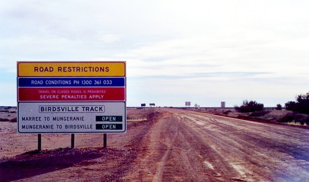 Birdsville track is open by Geerten in Oz