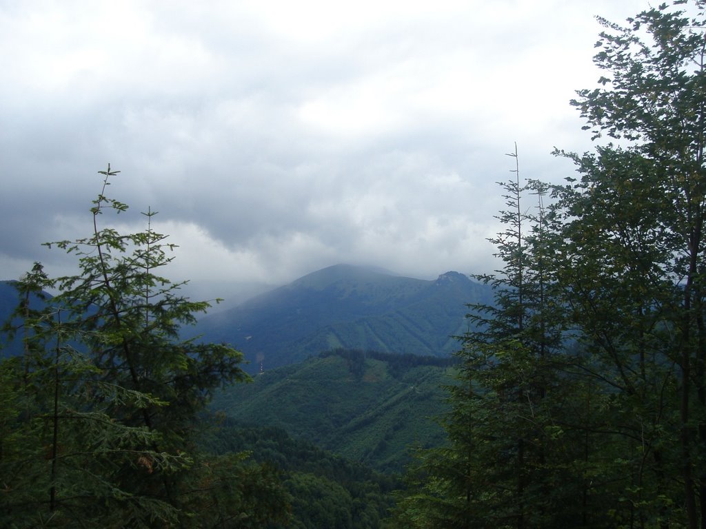 View on Krizna and Majers rock /near sachticka/ by Milan Cerovský