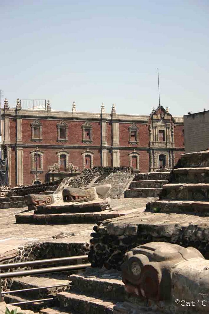 Mexico Templo Mayor by Cathy Chevillot