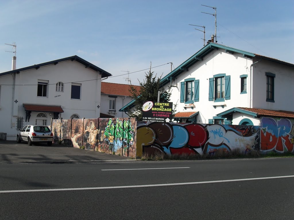 Biarritz fresque by david ollagnon