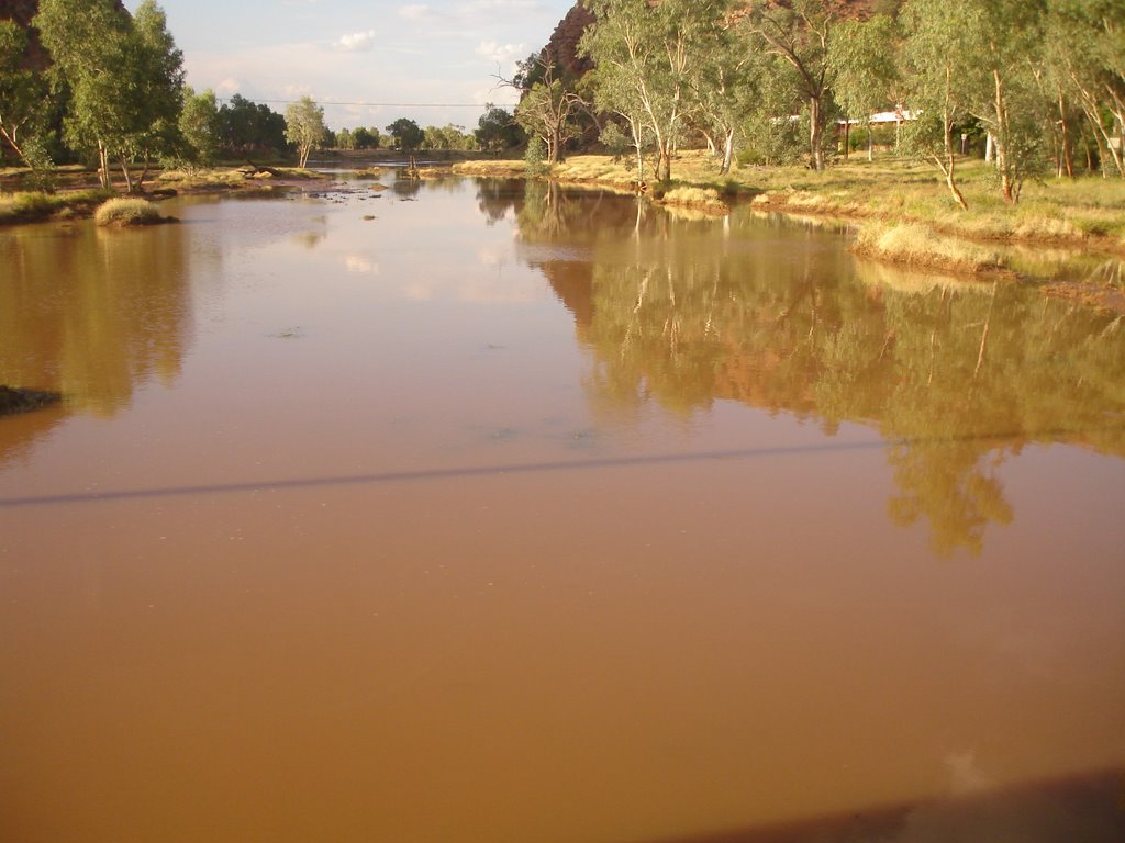 Water in the Todd River - 19 March 2007 by PeterFisher