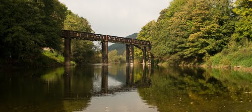 Bridge Over The Wye, Redbrook by ianpercival