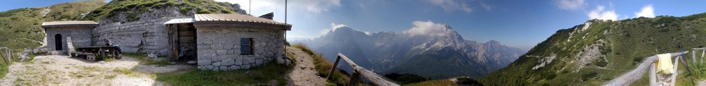 Panorama dal Ricovero Battaglione Alpini Gemona by Paolo Vercesi