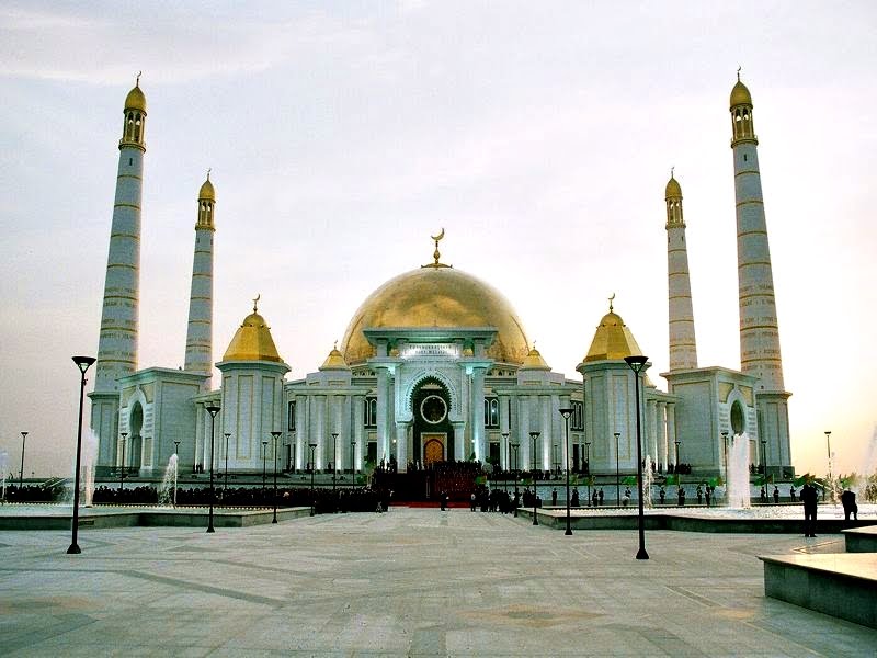 Kipchak mosque... (Ashgabat, Turkmenistan) by Ihave5penises