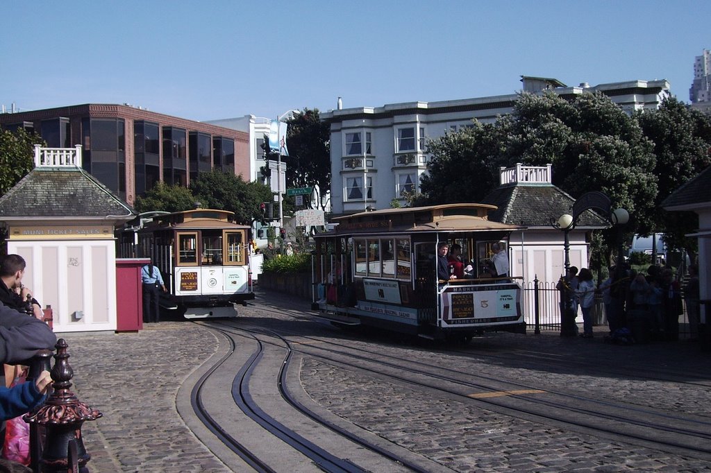 Cable Car Station at Fishermans Wharf by mannybausw