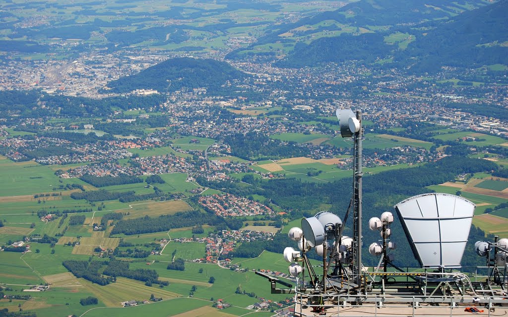 Views from Mnt. Untersberg: Salzburg by Hans J.S.C. Jongstra