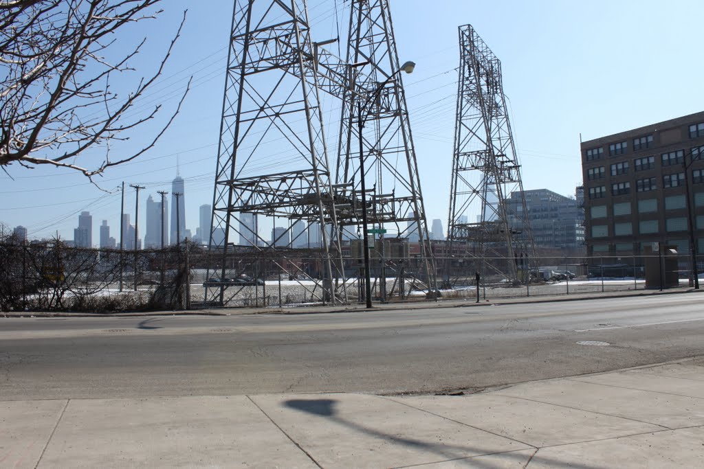 Towers along Halsted from Haines Street by keithyearman