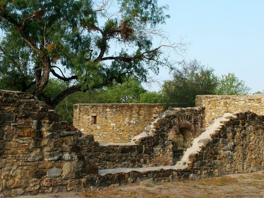 The Old Walls of Espada Mission, San Antonio Missions National Historic Park, Texas by Steve Schmorleitz, NationalParkLover.com