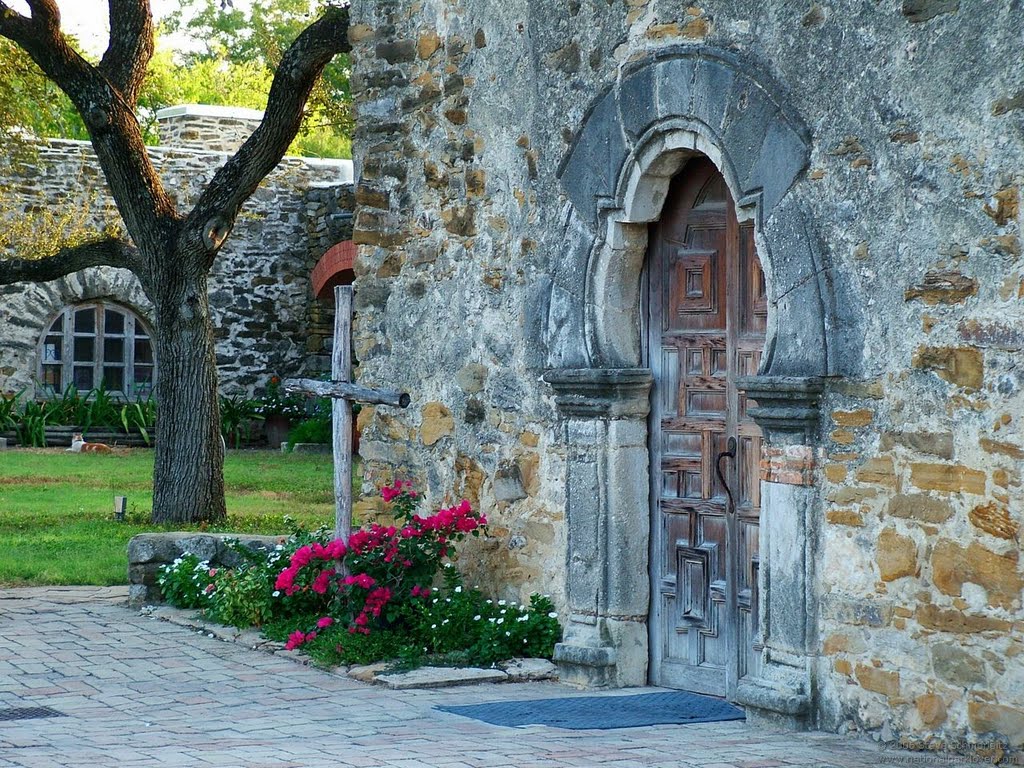 Espada Mission Church Door by Steve Schmorleitz, NationalParkLover.com