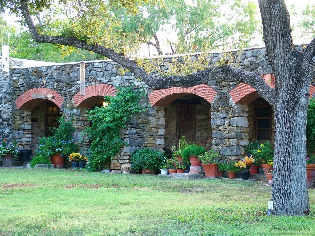 Church Courtyard, Espada Mission by Steve Schmorleitz, NationalParkLover.com