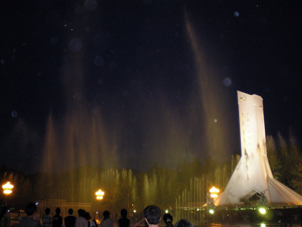 Water Display in front of Potala Palace by robalb1