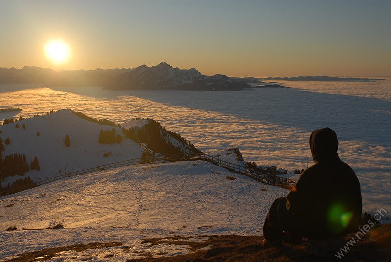 Sonnenuntergang vom Rigi by Bernd Nies