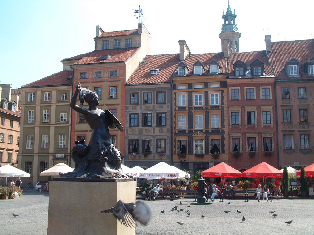 Pologne - Varsovie - le Rynek by Christian Baume