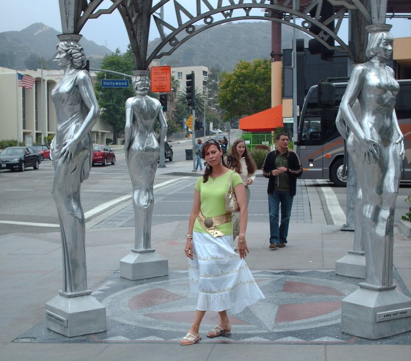 Anna at the Walk-of-Fame in Hollywood! by Excited Traveller!