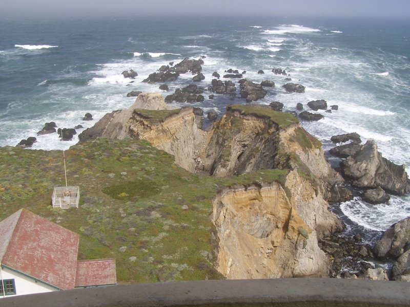 View from Point Arena lighthouse by digichrome