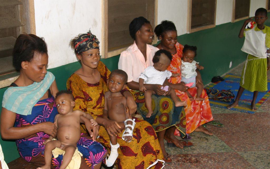 Mothers and Patients- Nigerian Christian Hospital by J David Netterville