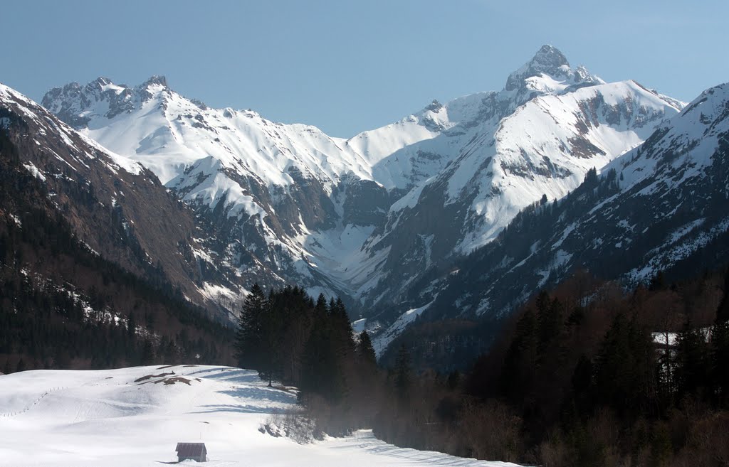 Mädelegabel und Trettachspitze by alitza