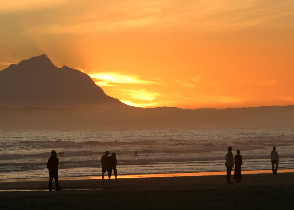 Beach Near Summerset West - Cape Town South Africa by Kevin Leonard