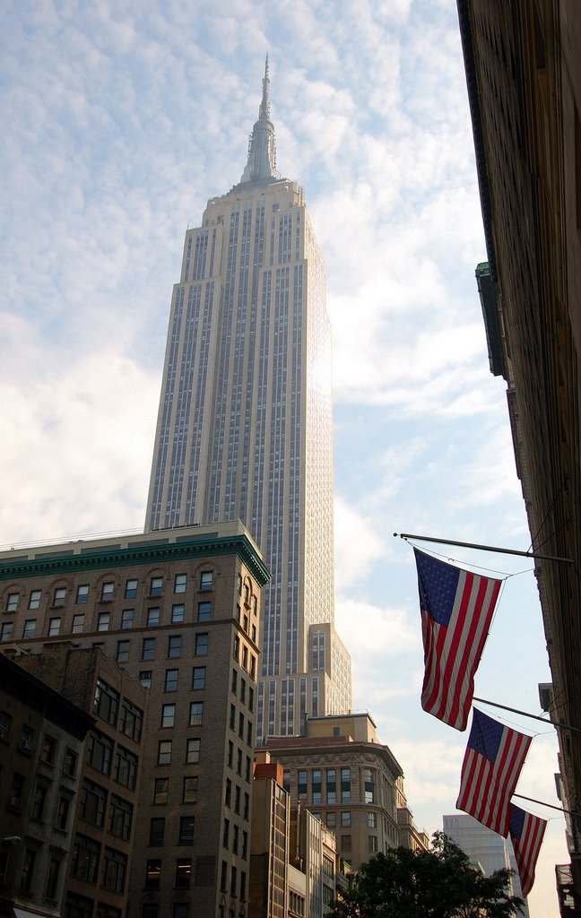 View of the Empire State Building, New York New York by Nate Graham