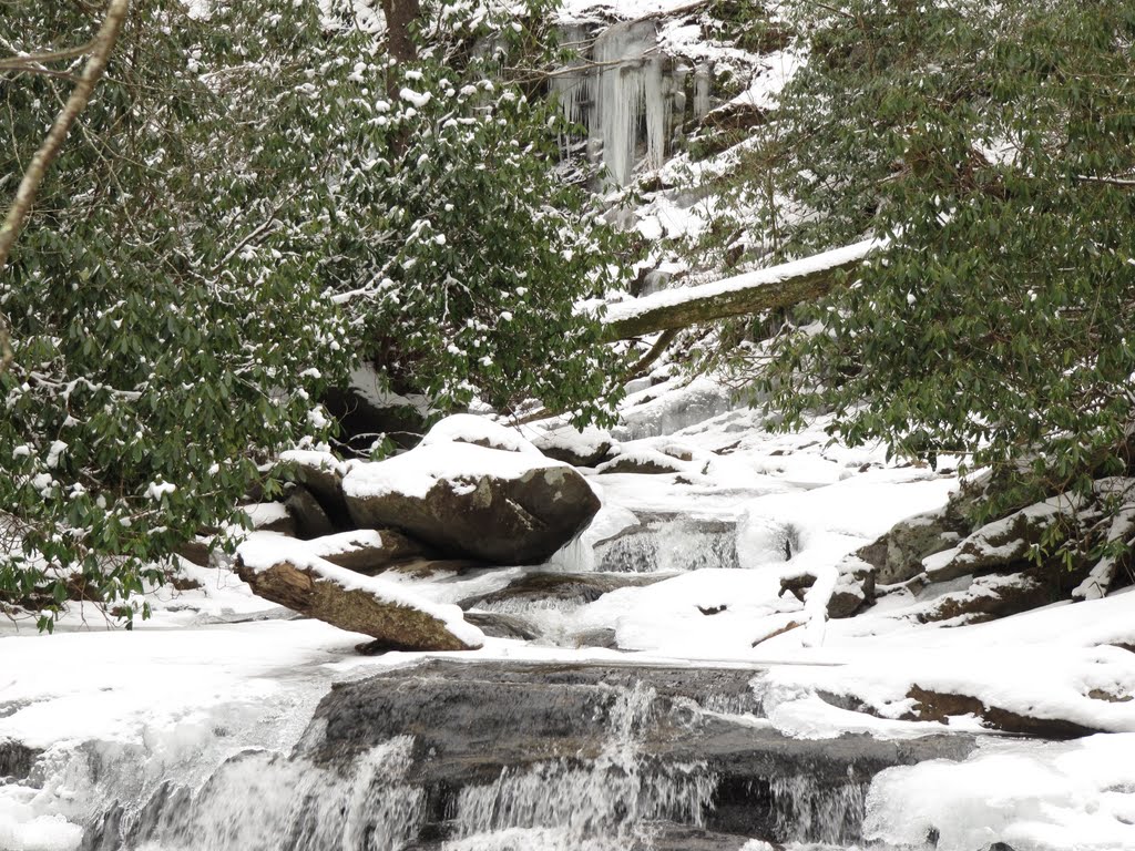 Chimney Tops Trail - View from 2nd Bridge by © Justin Haynes