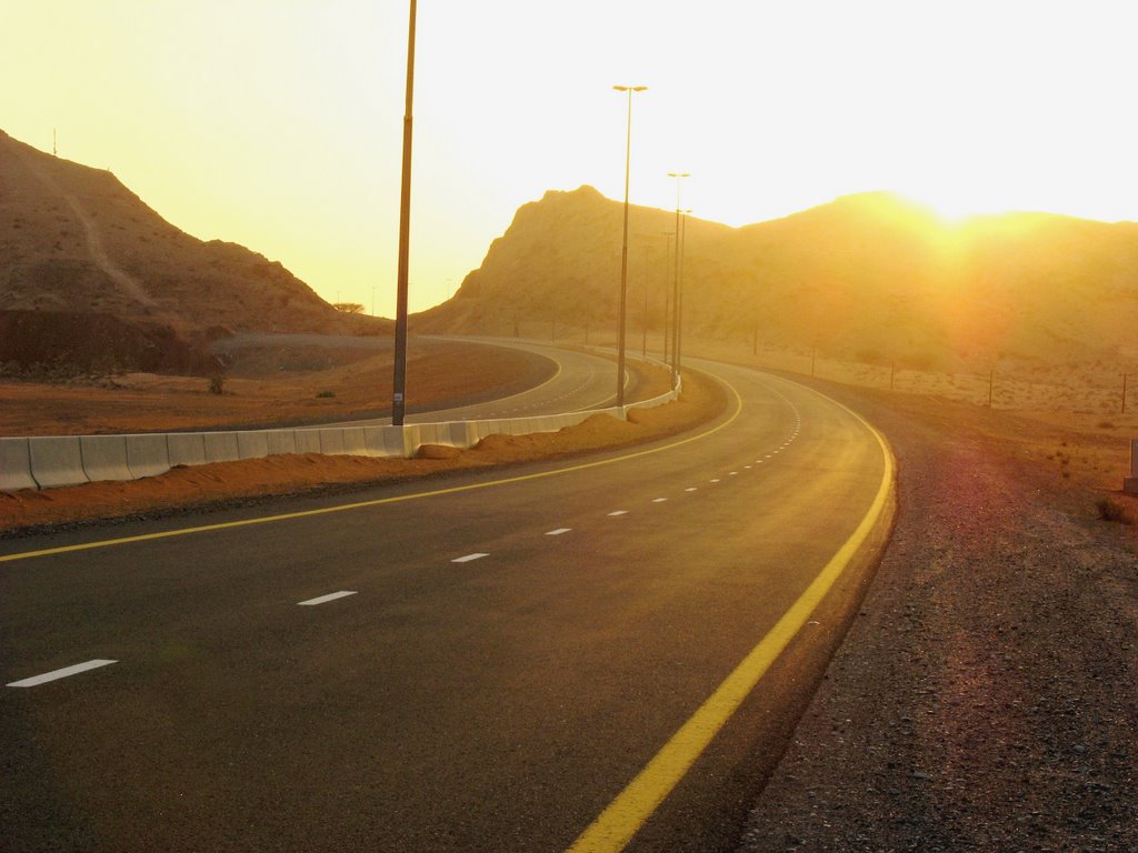 Emirates desert sunset by Victor V.