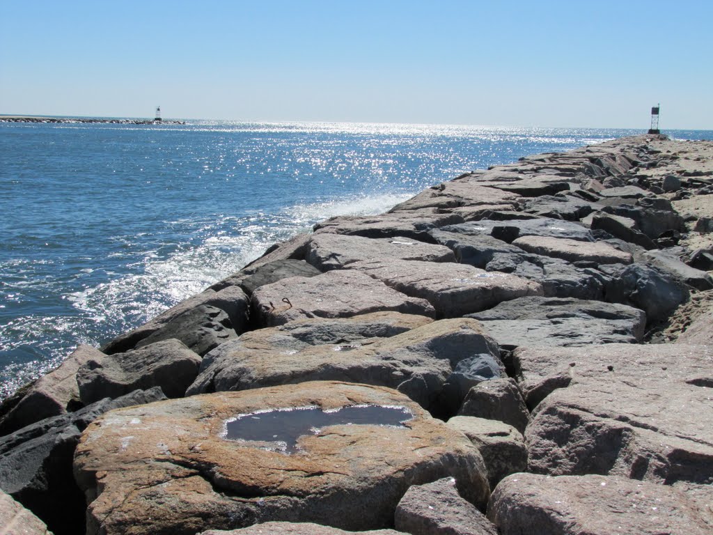 Shinnecock Inlet view South by Chris Sanfino