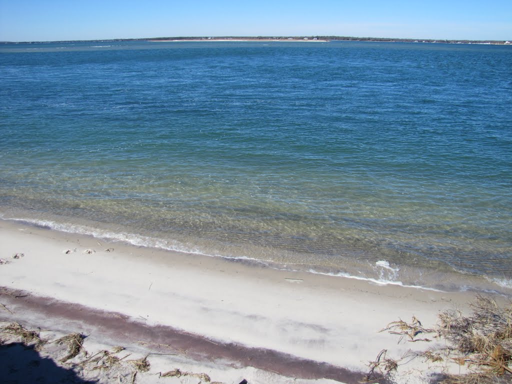 Moriches Bay from Cupsogue Beach by Chris Sanfino