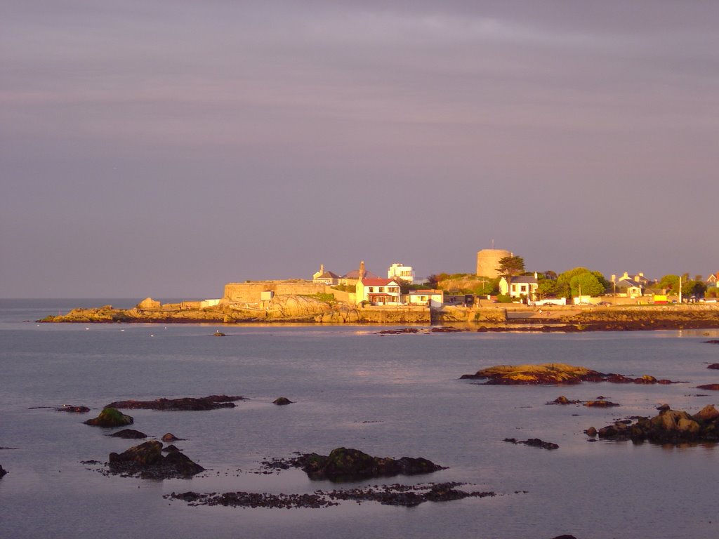 Sunset on Sandycove, Dun Laoghaire by John Kavanagh