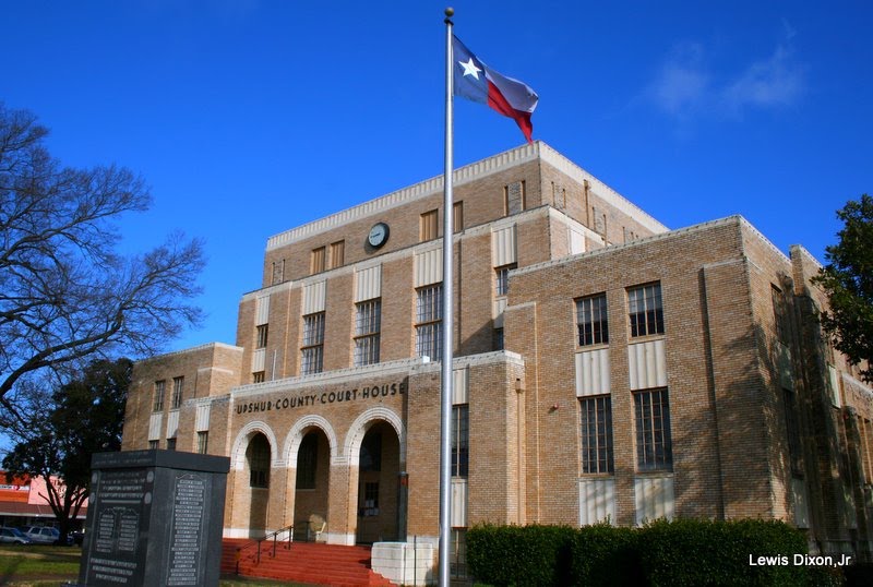 Upsher County Courthouse Gilmer, Tx by Xonid1