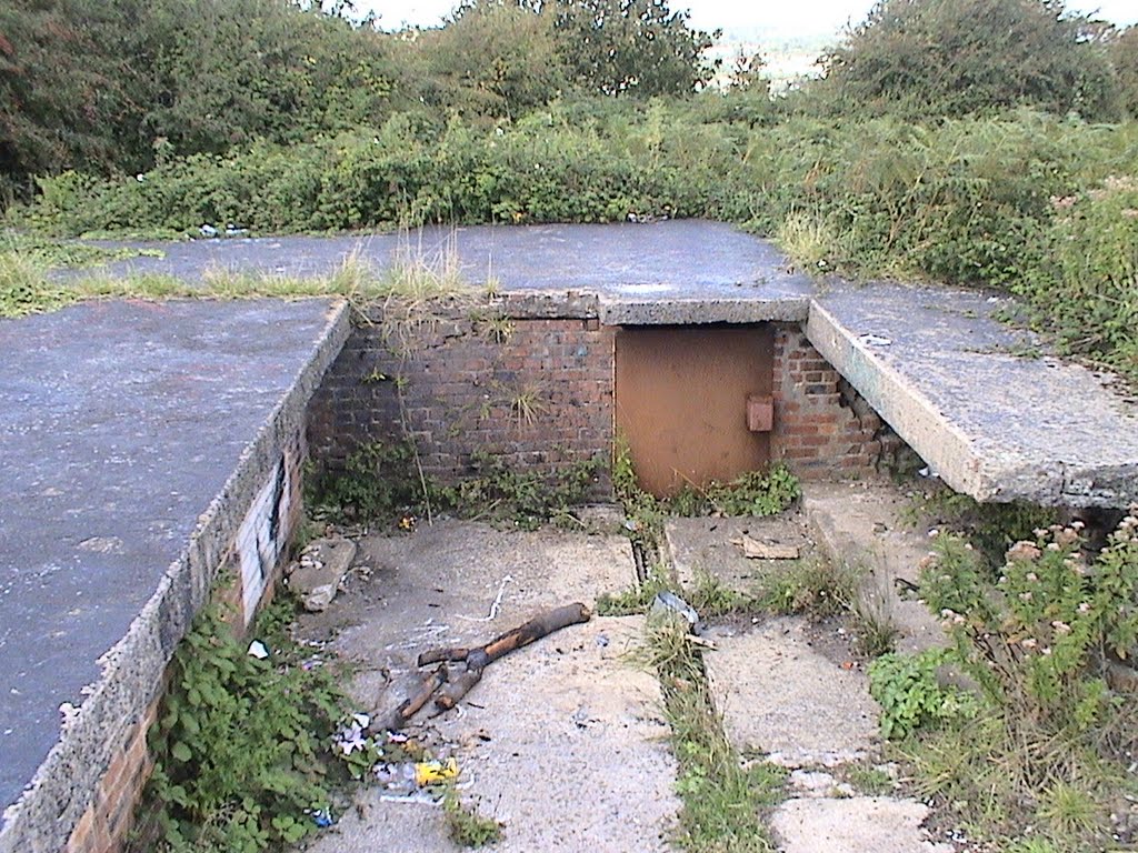 Mumbles Hill Second World War Heavy Anti-Aircraft Battery Control Bunker by johnatgower