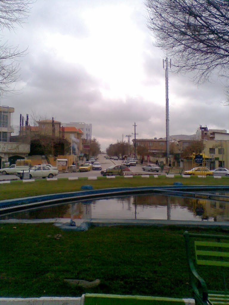 Ferdowsi Sq'. Kermanshah by PeymanPakzad