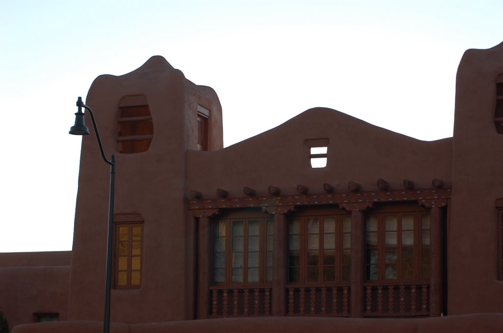 Adobe construction - indian museum - Santa Fe - NM - USA by r_kraft