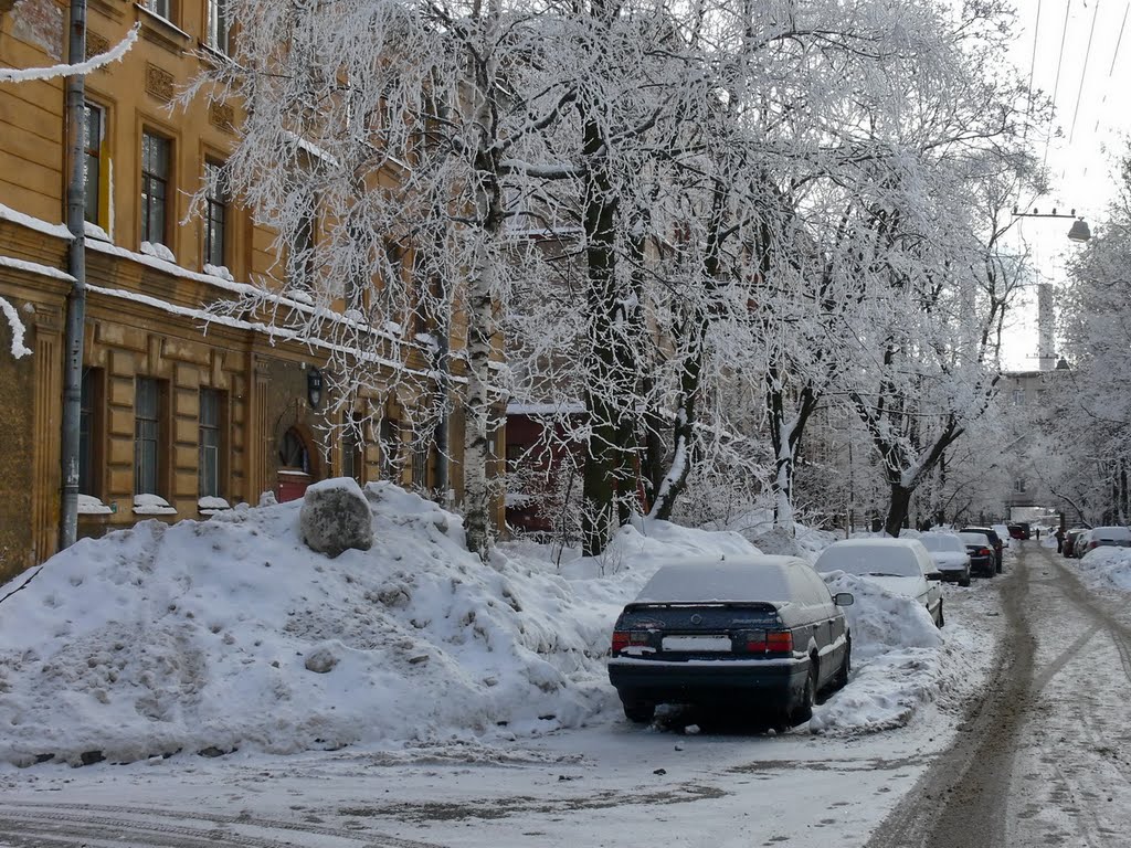 Весельная в снегу by MACTAK