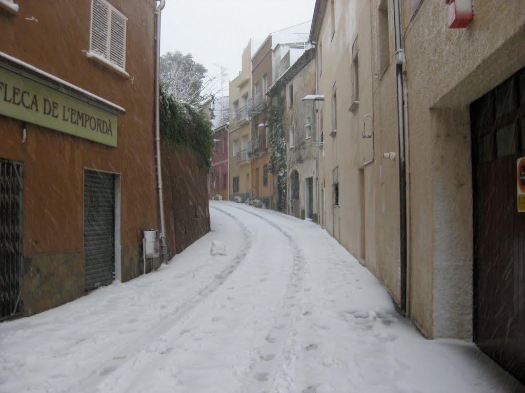 Nevada a Sant Jon de Palamós by Pere Minobas