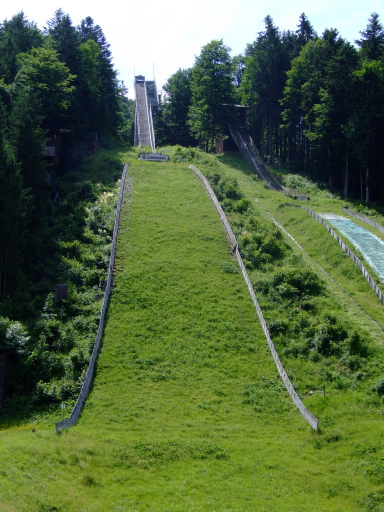 Skisprungschanze Reit im Winkl by garteneidechse