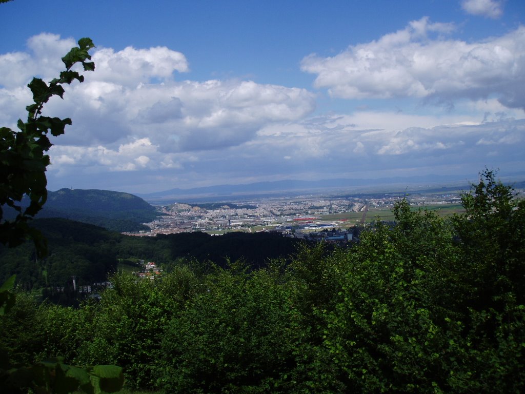 Brasov view from Bunloc - Brasov, Romania by Laurentiu Vaduva