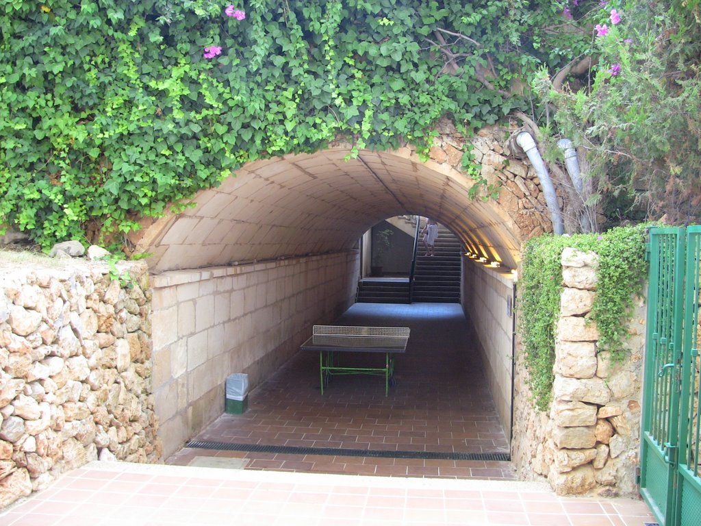 Underground passage to the pool from the hotel by phansen