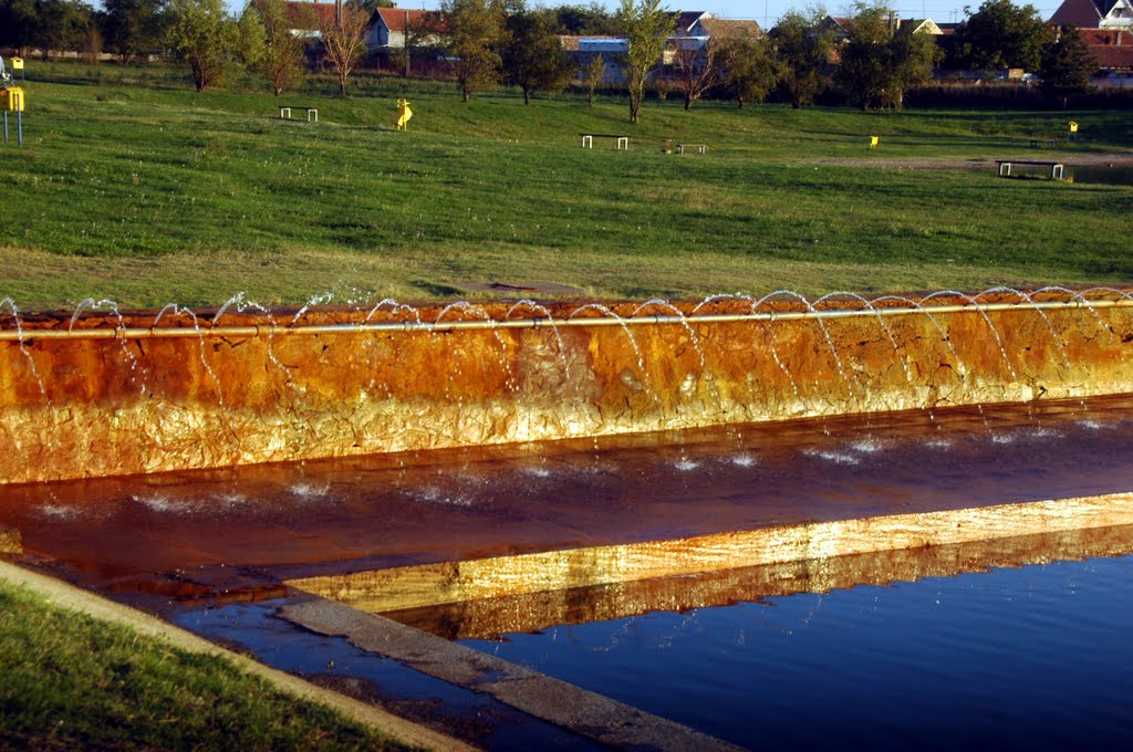 Gradska plaza i jezero u Vrscu by Teča sa Dunava