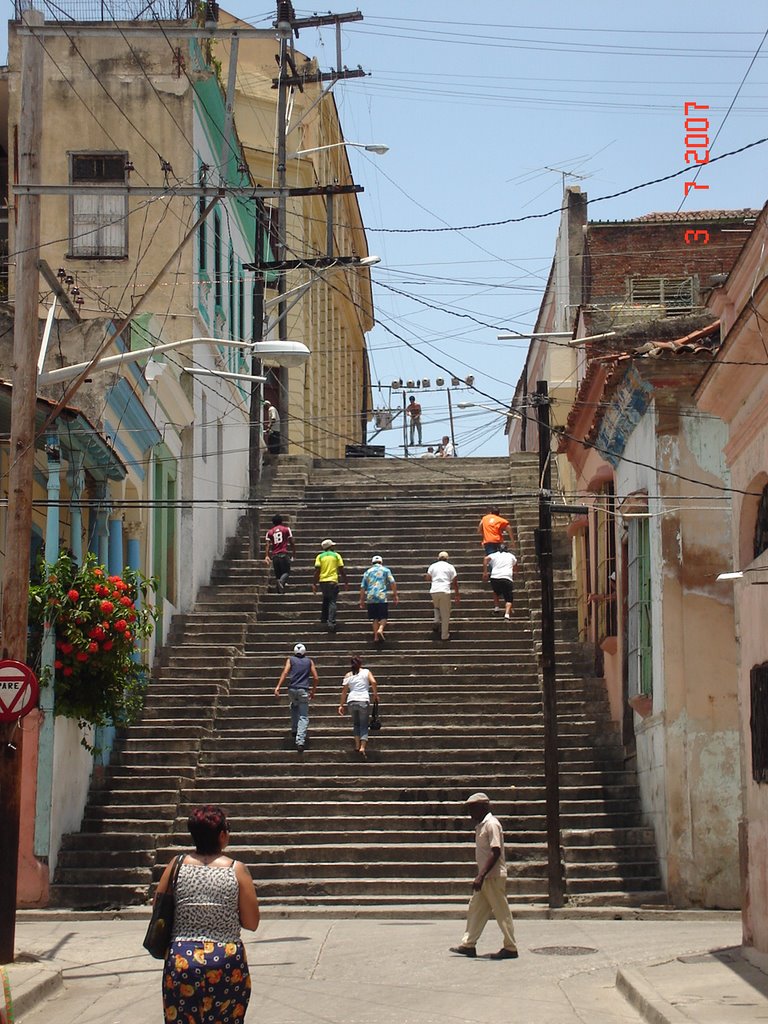 Escalera calle Padre Pico by orly13